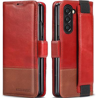 for Samsung Galaxy Z Fold 5 Case, Galaxy Z Fold 5 Wallet Case PU