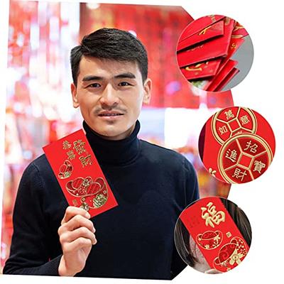 6pcs Red Envelope Chinese New Year 2024 Lucky Purse Gifts for Kids