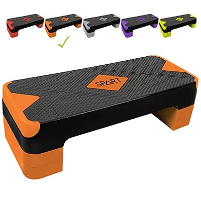 Original Aerobic Platform, Health Club Size Steppers for Exercise with  risers for adjustable Home Workout, stair stepper for exercise and home gym