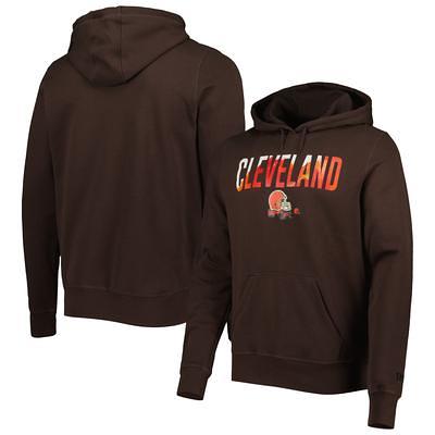 Cleveland Browns Mitchell & Ness Women's Big Face Pullover Sweatshirt -  Orange/Brown