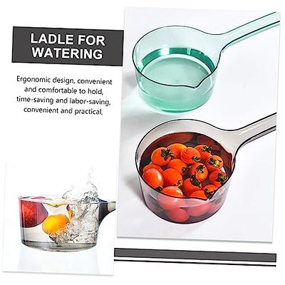 Plastic Water Ladle Thicken Shower Bucket great for Bathing Kitchen Ladles  Bathroom Hair Washing Water Scoop 