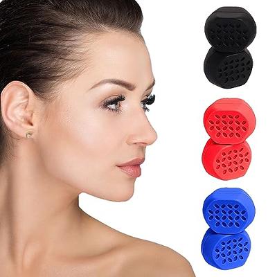 Jaw Exerciser for Men & Women - 3 Levels (6pcs) Silicone Jawline Exerciser  Tablets for Beginner, Intermediate & Advance Users - Jaw Toner for Men 