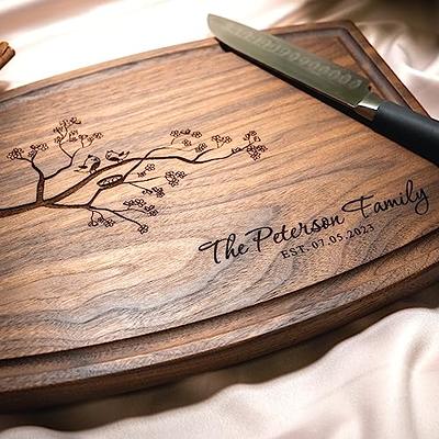 Personalized Kitchen Maple Cutting Board - Count Your Blessings