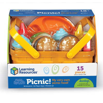 Learning Resources New Sprouts Deluxe Market Set - 32 Pieces, Ages 18+  Months Pretend Play Food for Toddlers, Preschool Learning Toys, Kitchen  Play