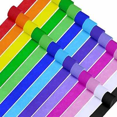 26 Rolls 710 Yard Party Streamers Rainbow Streamers Photo Booth Backdrop  Decorations Red Green Blue White Black Crepe Paper Decorative Streamers  1.8 W x 27 Yard/roll for Birthday Festival Party Decor - Yahoo Shopping