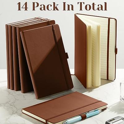 3 Pack A5 Journal Notebooks Classic College Ruled Notebooks Hardcover  Leatherette Lined Journals for Office Home School Business, 8.3 x 5.5 inch