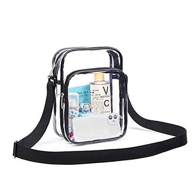 Clear Crossbody Messenger Shoulder Bag