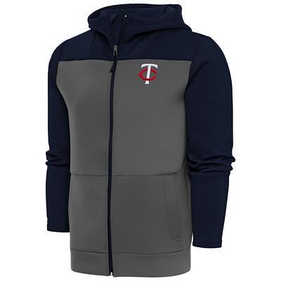 Antigua MLB Detroit Tigers Men's Protect Full Zip Hood, Black, Medium