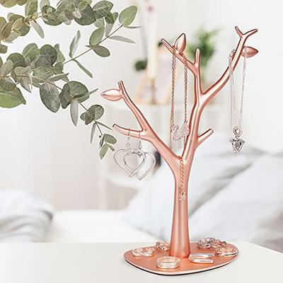 Metal Jewelry Tree Stand- Elegant, Classy Jewelry Organizer Stand- Durable  Tree Jewelry Holder Stand for Necklaces, Rings & More- Hanging Metal  Jewelry Display Stand- Decorative Necklace Holder - Yahoo Shopping