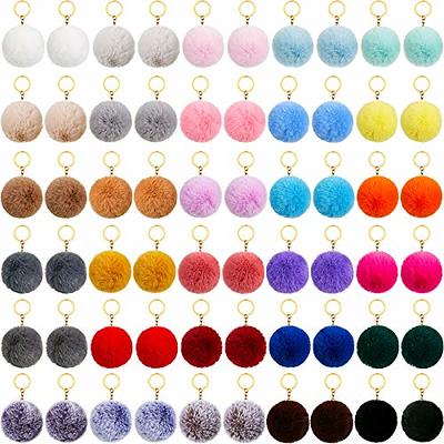 Hicarer 60 Pieces Colorful Poms Keychains Fluffy Ball Faux Fur Keyring for  Women (3 Inch) - Yahoo Shopping