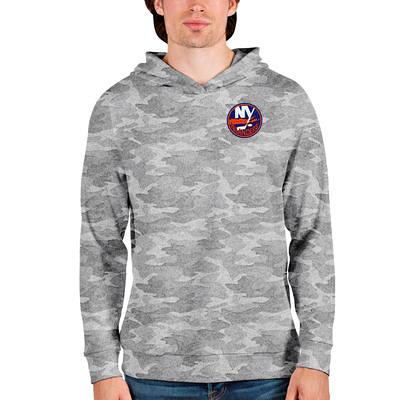 Buffalo Bills Antigua Victory Pullover Hoodie - Heather Gray, Size: 3XL, Grey