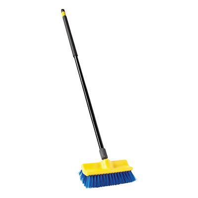 Scrub Brush Floor Brush with Long Handle, Deck Brush Floor