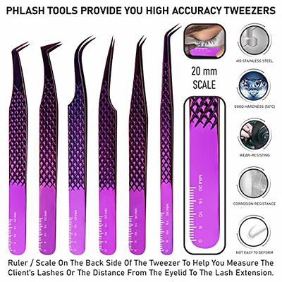 Elite Precision Eyelash Extension Tweezer Set –