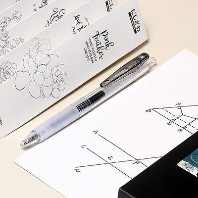XIZE SH Ultra Fine Point Gel Pens,Black Ink,0.38mm Ultra Fine Retractable  Rollerball Pens for Work Office School Supplies,6 Gel Pens+6 Refills -  Yahoo Shopping
