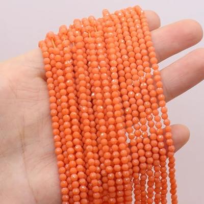  HZLXF1 Faceted Round Purple Beads for Jewelry Making