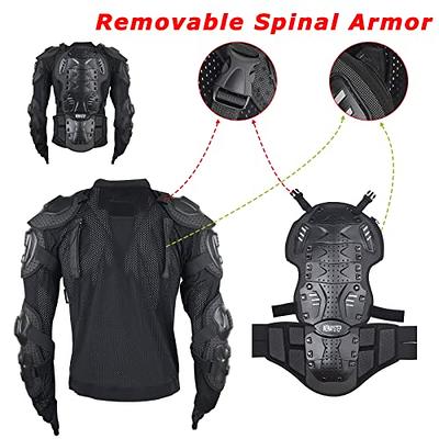 Motorcycle Protective Jacket Full Body Armor, Chest Spine