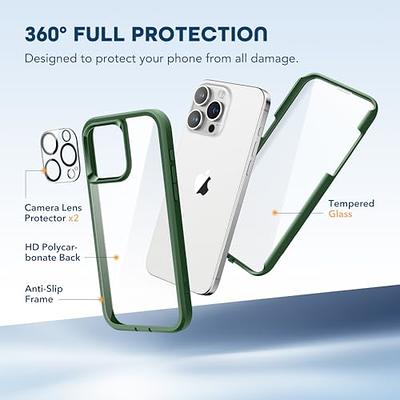 Red2Fire for iPhone 13 Case, [360 Full Body] [Heavy Duty Protection] with  Built-in Screen Protector Tough Rugged 12 FT Dropproof Shockproof  Dust-proof