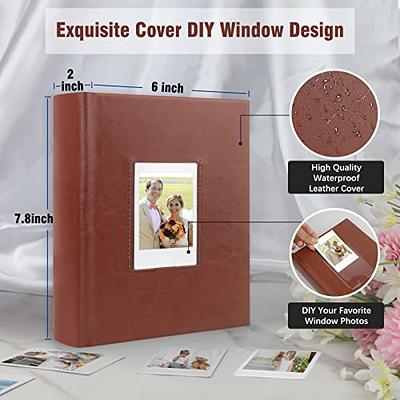 Photo Album for Fujifilm Instax Mini Camera, 180 Pockets Photo Album with  Writing Space for Polaroid, Leather Cover, 2x3 Photo Album for Instax Mini  12 11 9 40 8 7 Evo LiPlay Instant Camera (Brown) - Yahoo Shopping