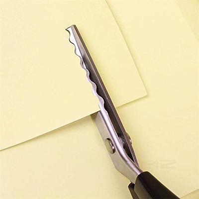 Serrated Scalloped Edge Pinking Shears, Multifunction Stainless Steel  Shears Tailor Scissors, Professional Zig-Zag Cut Scissors, Sewing Craft Cut