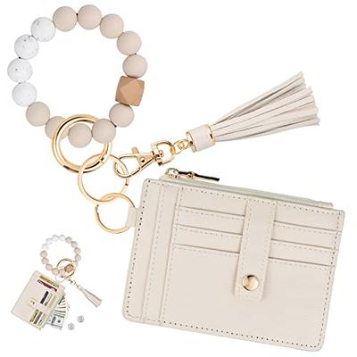 Bangle Bracelet Wallet Keychain Wristlet Key Ring O-ring Bracelet Card Bag