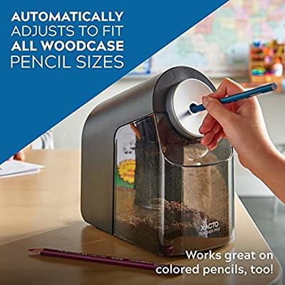 Electric Pencil Sharpener, Super Sharp Pencil Sharpener for Colored Pencils,  Auto Stop, Fast Sharpen Pencil Sharpener Plug in for 6-12mm  No.2/Colored/Sketch Pencils, Suit for School, Office (White) - Yahoo  Shopping