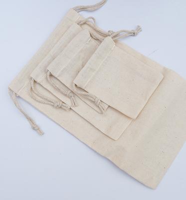 100 Pk - 8 x 12 Cotton Muslin Bags - Premium 100% Cotton Drawstring Sack  - Reusable Eco-Friendly Biodegradable Party Favor Gift Bag - 8x12