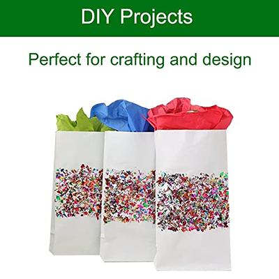 100 Pcs Kraft Paper Bag Grease Resistant Wrapping White Lunch Bags