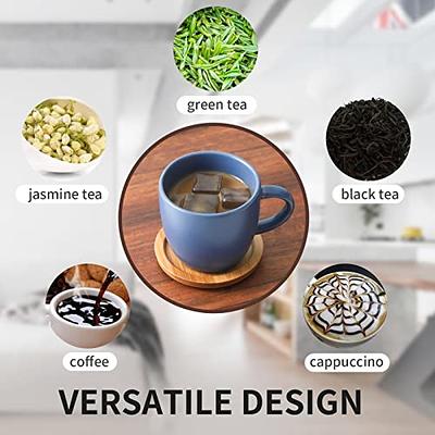 Hasense hasense espresso cups set of 4, 4 ounce ceramic cappuccino