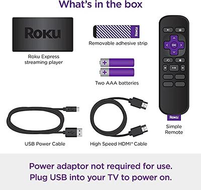  Roku Express  HD Roku Streaming Device with Simple