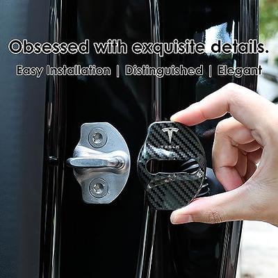 Fit Tesla Model 3 Model Y Car Door Lock Cover Stainless Steel Door Sill  Protector for Tesla Model 3 Y Accessories - Yahoo Shopping