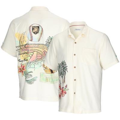 Men's Tommy Bahama White New York Giants Tide Breaker IslandZone Camp  Button-Up Shirt