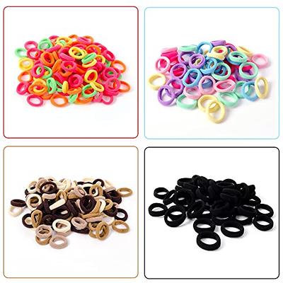 400PCS Baby Toddler Hair Ties, Elastic Hair Rubber Bands for Girls
