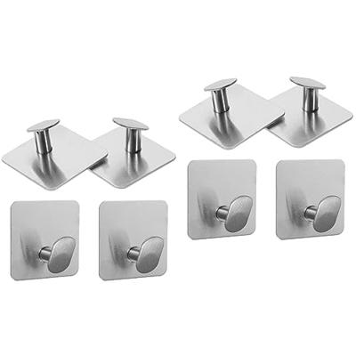 GAViA Large Adhesive Hooks for Hanging Heavy Duty Wall Hooks Self Adhesive  Towel Hook Waterproof Transparent Hooks for Hats Bathroom Shower Outdoor  Kitchen Cup Hooks Curtain Door Coat Hooks 8 Pack 