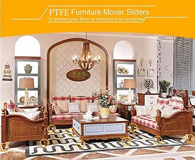 Ezprotekt Round 24 Pack 1-3/4 Self-Stick Carpet Furniture Sliders  Furniture Moving Pads Heavy Duty Self-Adhesive Furniture Movers for Carpet  Chair Glides Chair Slider for Carpet (Brown, 24 Pack) - Yahoo Shopping