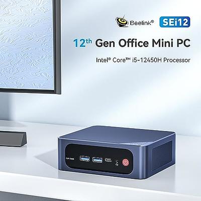  BOSGAME Mini PC Intel 12th N100 Mini Computers 16GB