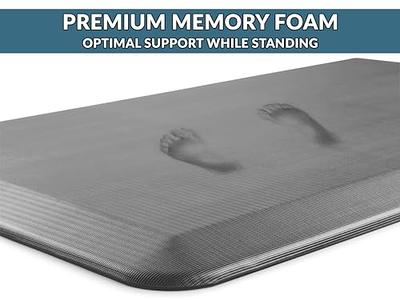 Anti Fatigue Cushioned Mat, 3/4 Inch Thick Comfort with Non Slip Foam,  Washable Standing Desk Mat Pad for Office, Home or Sink - 32