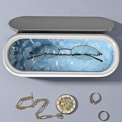 Portable Eyeglass Cleaner, Multifunctional Cleaning Machine, Ultrasonic  Jewelry Cleaner, Professional Ultrasonic Cleaner for Cleaning Jewelry  Glasses Watches Shaver Head, Makeup Tool