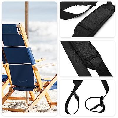 Universal Beach Chair Backpack Strap- Black