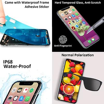 for iPhone 11 Pro Max Screen Replacement 6.5 inch LCD Display 3D Touch  Digitizer Frame Assembly Full Repair Kit with Repair Tools, Screen  Protector