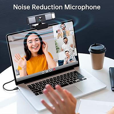 1440P HD Webcam with Microphone, Streaming Computer Web Camera USB