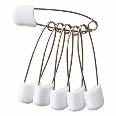 BESTCYC 50PCS 55MM/2Inch 5Colors Plastic Head Stainless Steel Safety Pins Baby  Safety Pins Diaper Pins Plastic Head Cloth Diaper Nappy Pins with Storage  Box - Yahoo Shopping