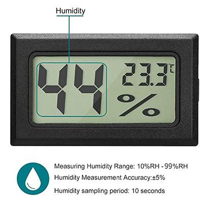 DOQAUS Digital Hygrometer Indoor Thermometer for Home, Room Thermometer  with 3s Fast Refresh & Max Min Records, Temperature Humidity Monitor Meter  with Touch LCD Backlight, USB Rechargeable - Yahoo Shopping