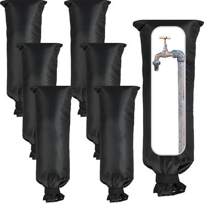 Outdoor Faucet Covers for Winter Freeze Protection, 2 Pack 6.7 x 11 Hose  Bib Covers for Winter, Water Spigot Covers Winter Insulated, Pipe Wrap