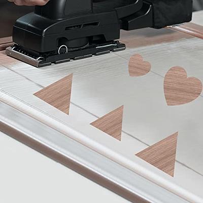 21 in 2 Heart and Triangle Template Inlay Template, Decorative and