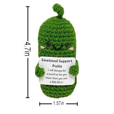 Handmade Emotional Support Pickled Cucumber Gift, Cute Handmade