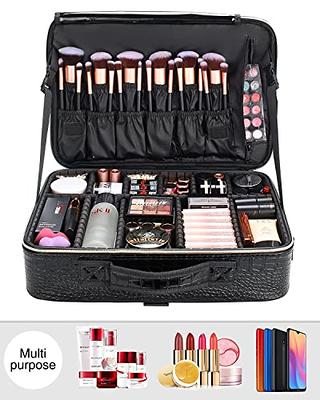  Relavel Makeup Case Large Makeup Bag Professional