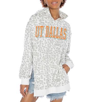 Women's Gameday Couture White Louisville Cardinals Drop Shoulder Fleece  Drop Pullover Sweatshirt