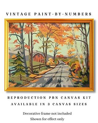 Vintage Paint by Number Kit Adult, DIY Desert Landscape Painting Easy  Beginner Acrylic Paint Kit, Southwestern Wall Art , Home Decor Gift 