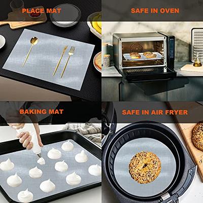 Air Fryer Oven Liners, Non-stick Air Fryer Oven Mat Baking Mat