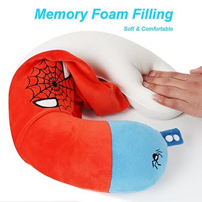 Inflatable Travel Pillow, Airplane Neck Pillow for Sleeping, Supports Head  and Chin for Airplanes,Trains,Cars and Office Napping with 3D Eye Mask and